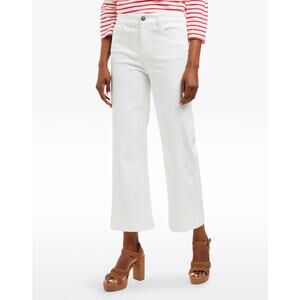 NWT DRAPER JAMES Women’s White Kick Flare Jeans size 30